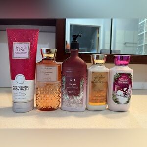 Bath & Body Works Body Wash Collection - Red, Orange, Brown, Gold, Pink